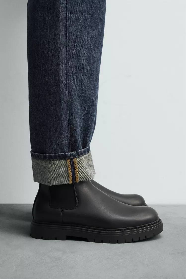 نیم بوت اورجینال زارا ZARA — مشکی