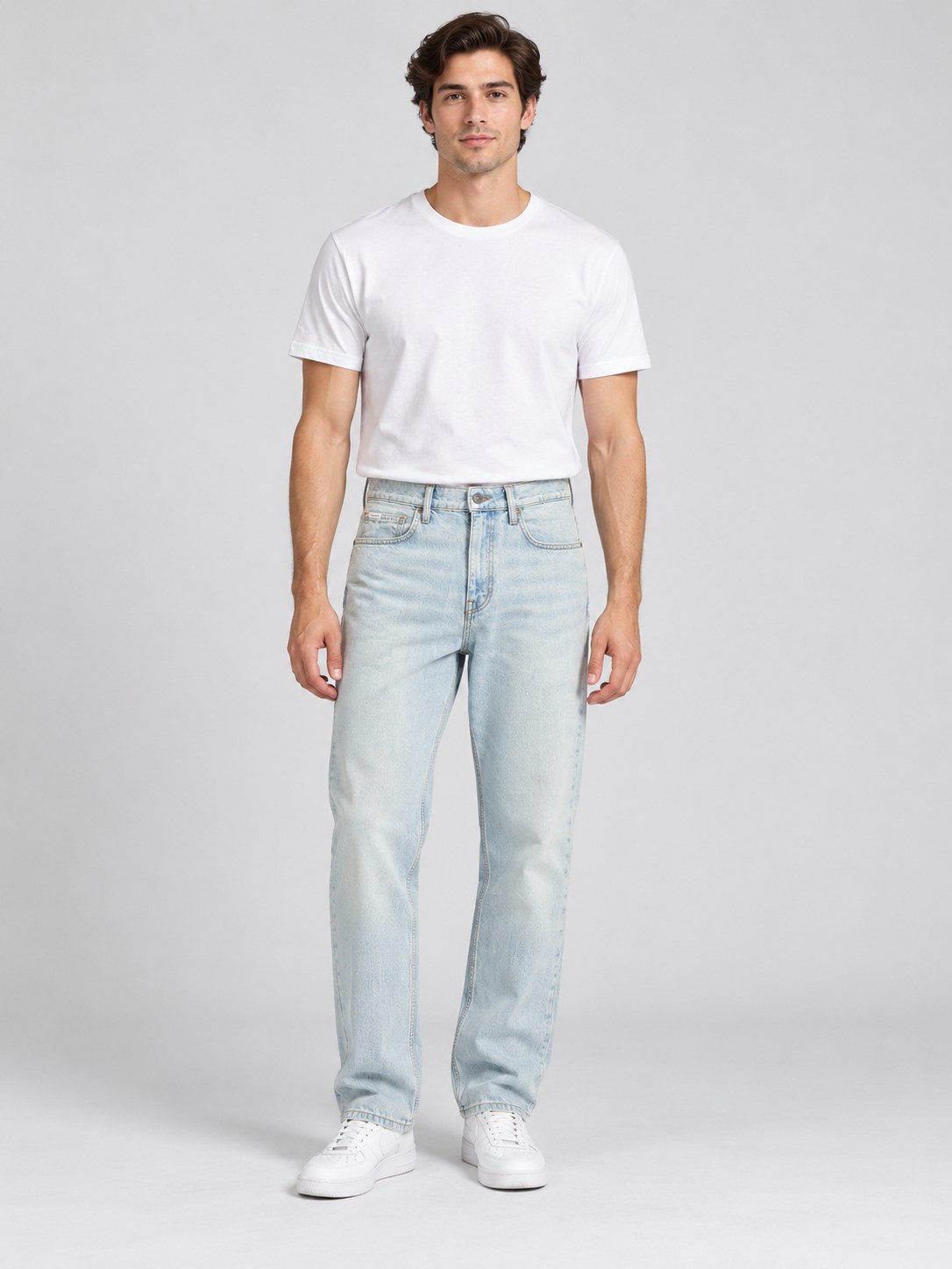 شلوار جین Guess اورجینال — آبی یخی