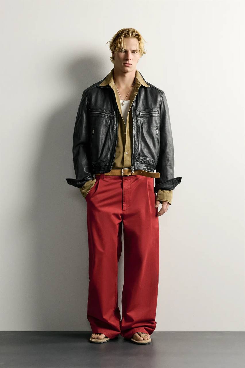 چرم زارا باکسی ZARA — سنگی